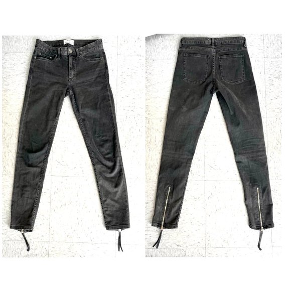 Acne Studios Skinny Jeans w. zippers - Picture 1 of 5